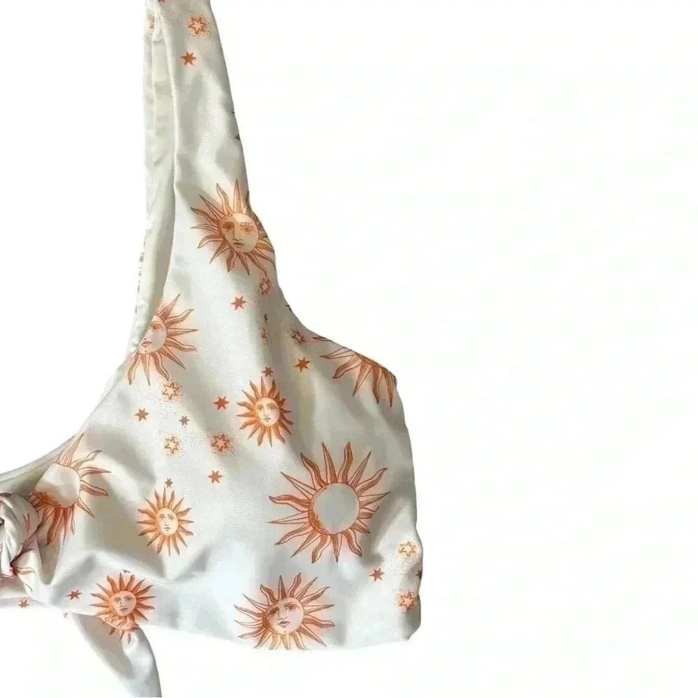 Boabab One Shoulder Zodiac Swim Top Medium - Picture 2 of 6